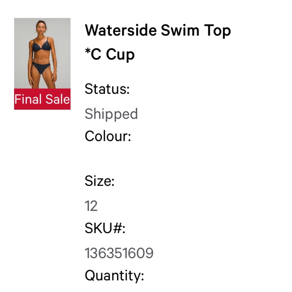 New with tags.  Sold out on line
